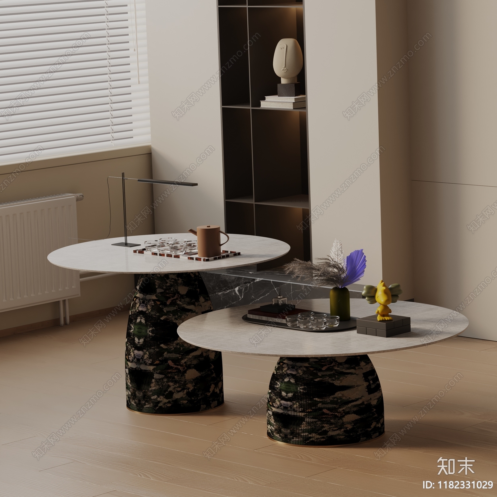 现代茶几3D模型下载【ID:1182331029】