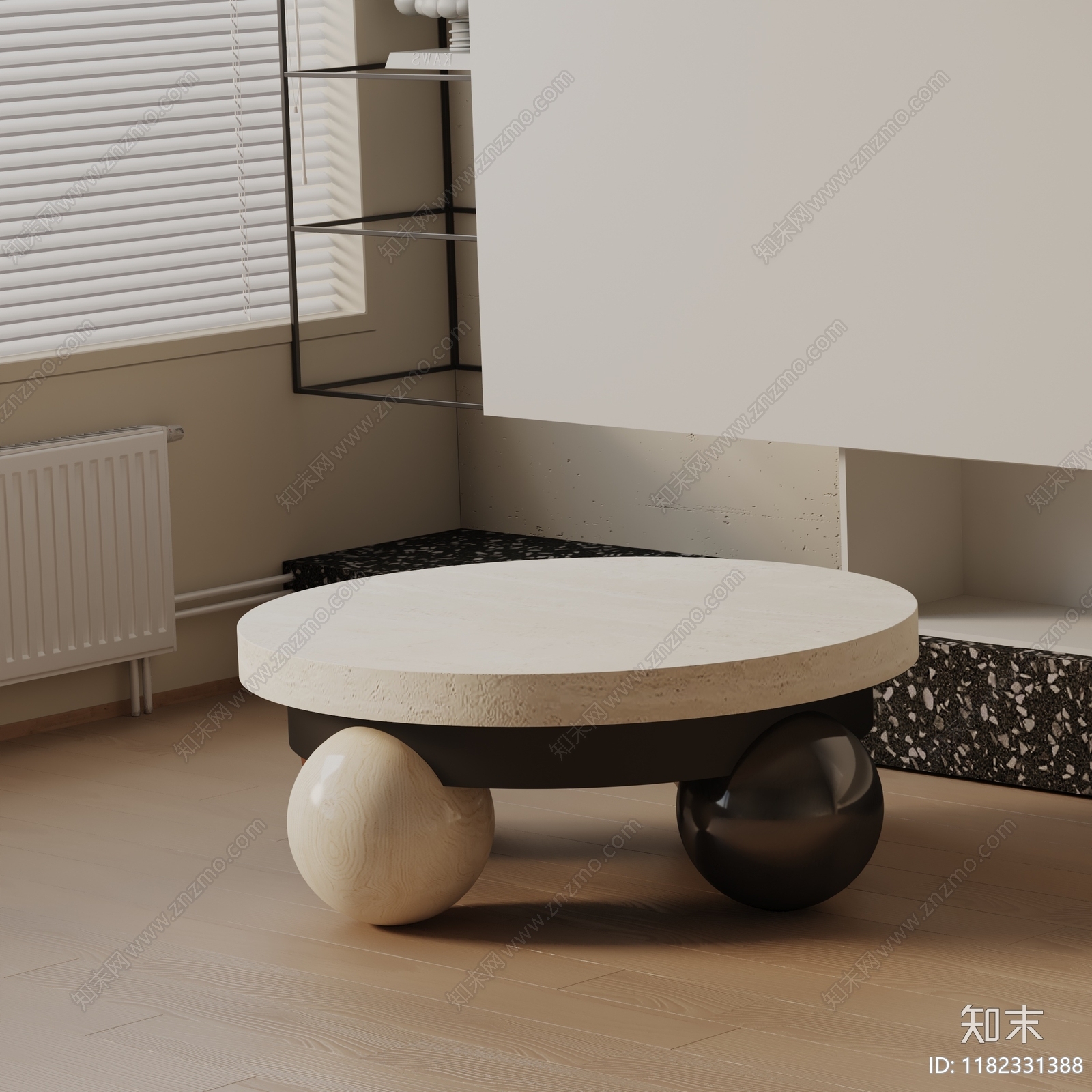 现代茶几3D模型下载【ID:1182331388】