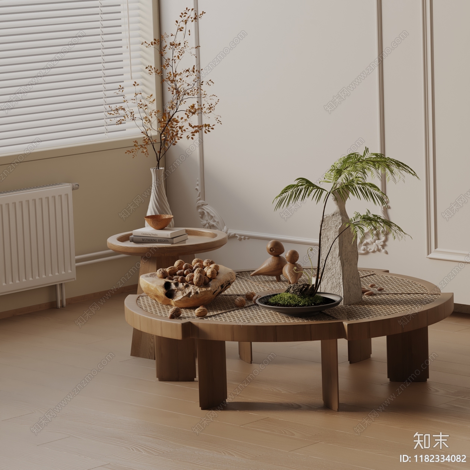 现代茶几3D模型下载【ID:1182334082】