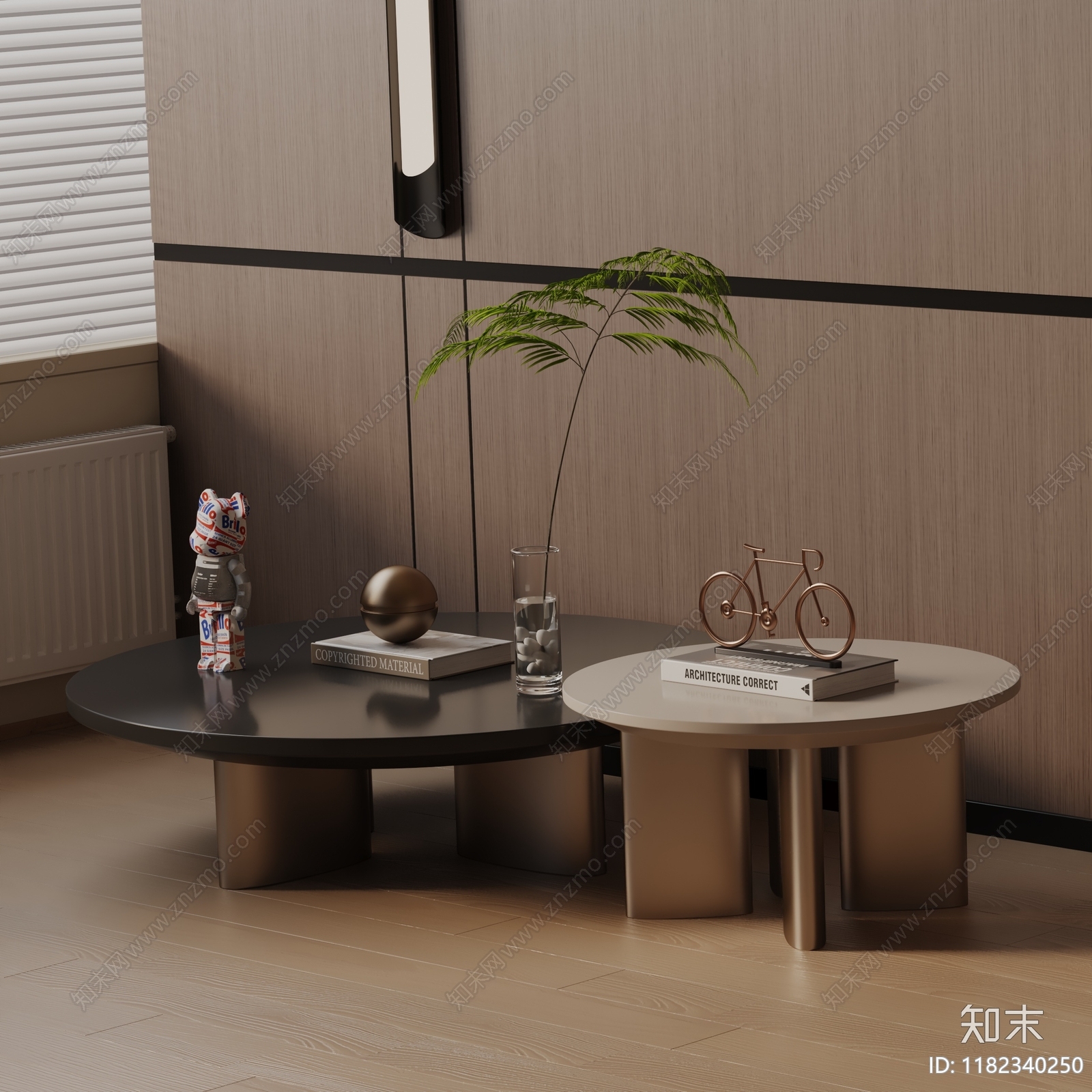 现代茶几3D模型下载【ID:1182340250】