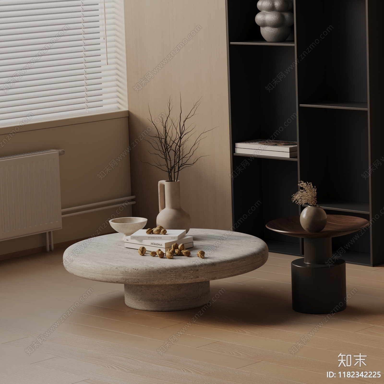 现代茶几3D模型下载【ID:1182342225】