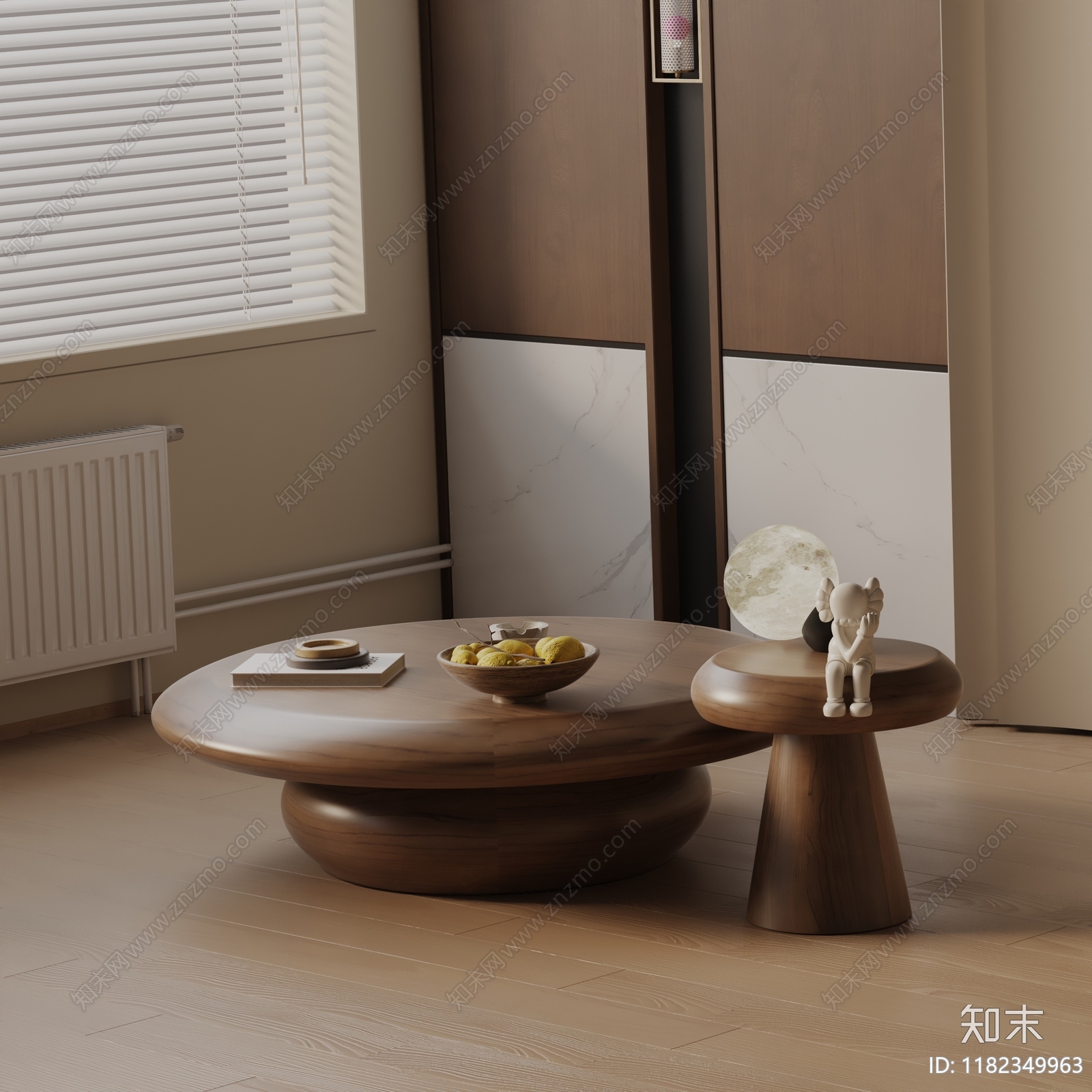 现代茶几3D模型下载【ID:1182349963】