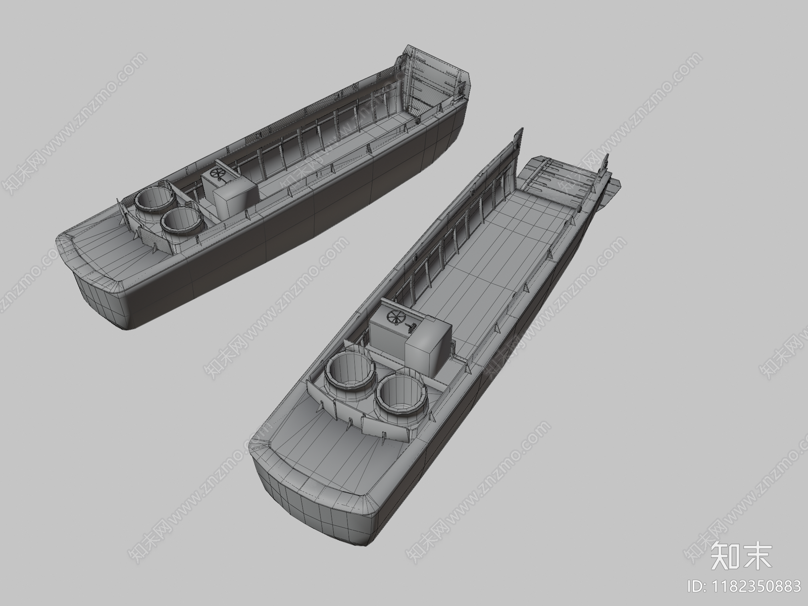 船3D模型下载【ID:1182350883】