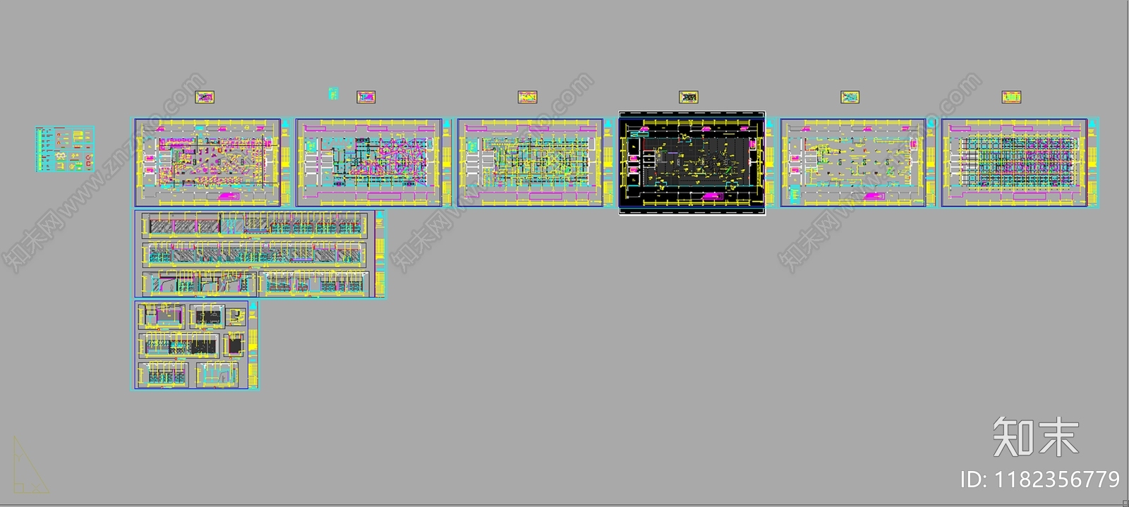现代其他商业空间cad施工图下载【ID:1182356779】
