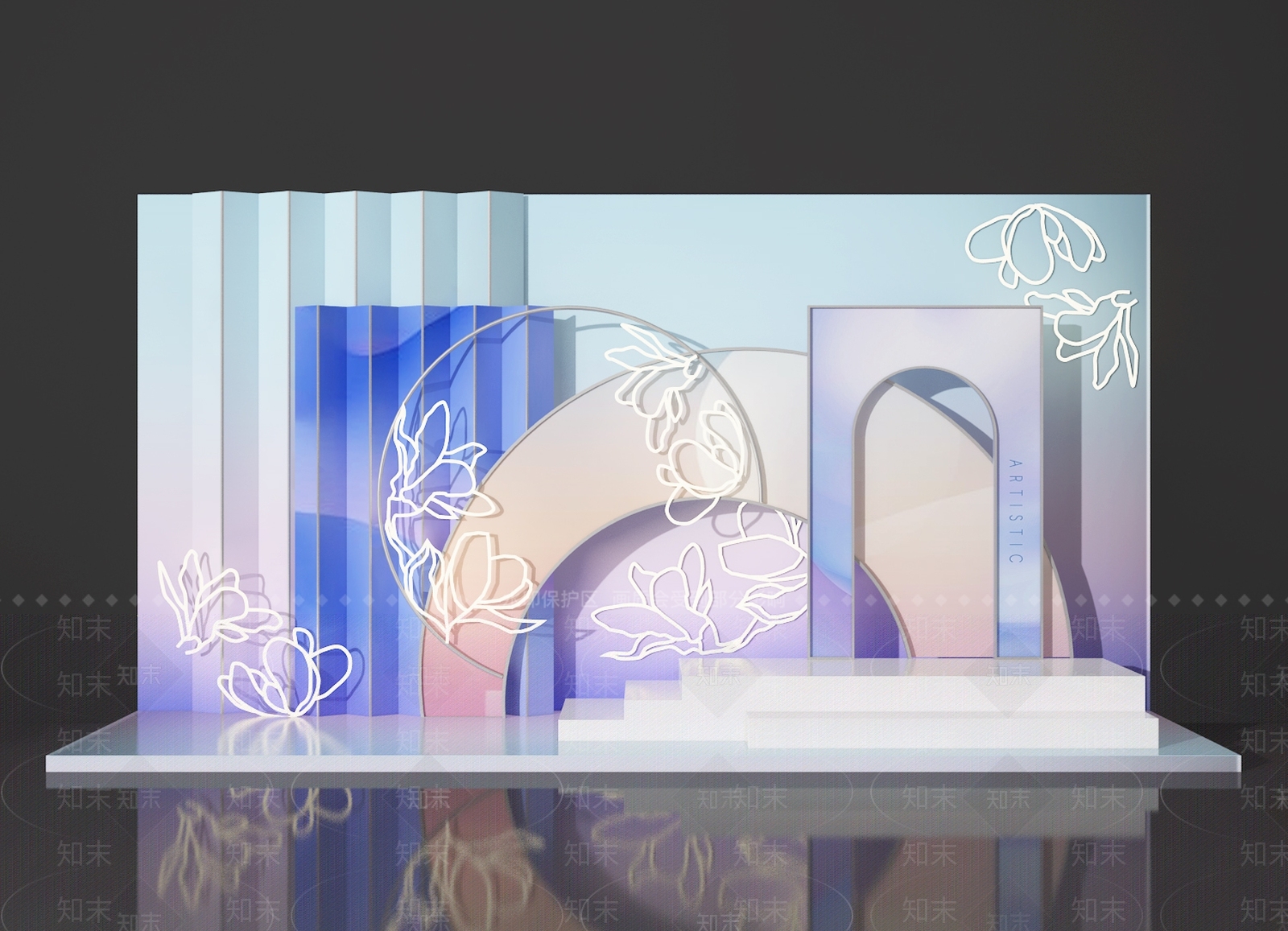 现代舞台3D模型下载【ID:1182358514】