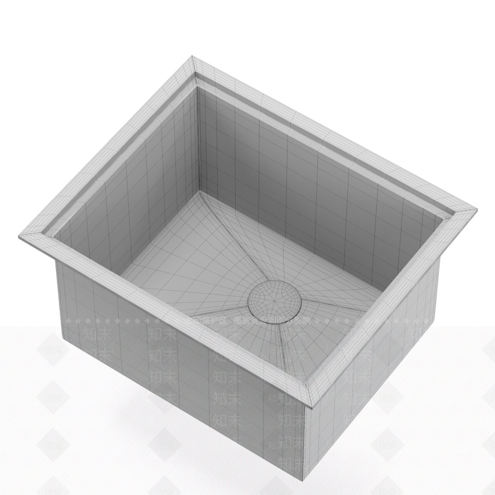 现代厨房龙头盆3D模型下载【ID:1182358649】