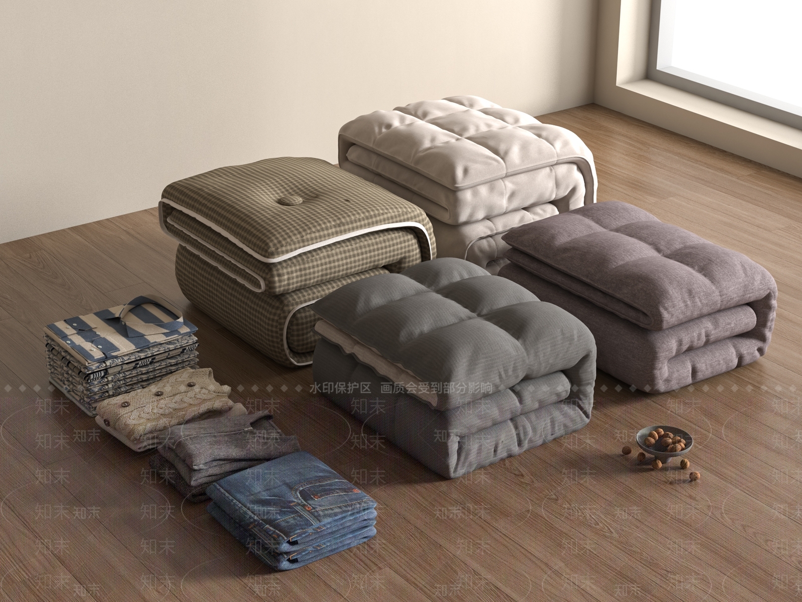 衣服SU模型下载【ID:1182363794】