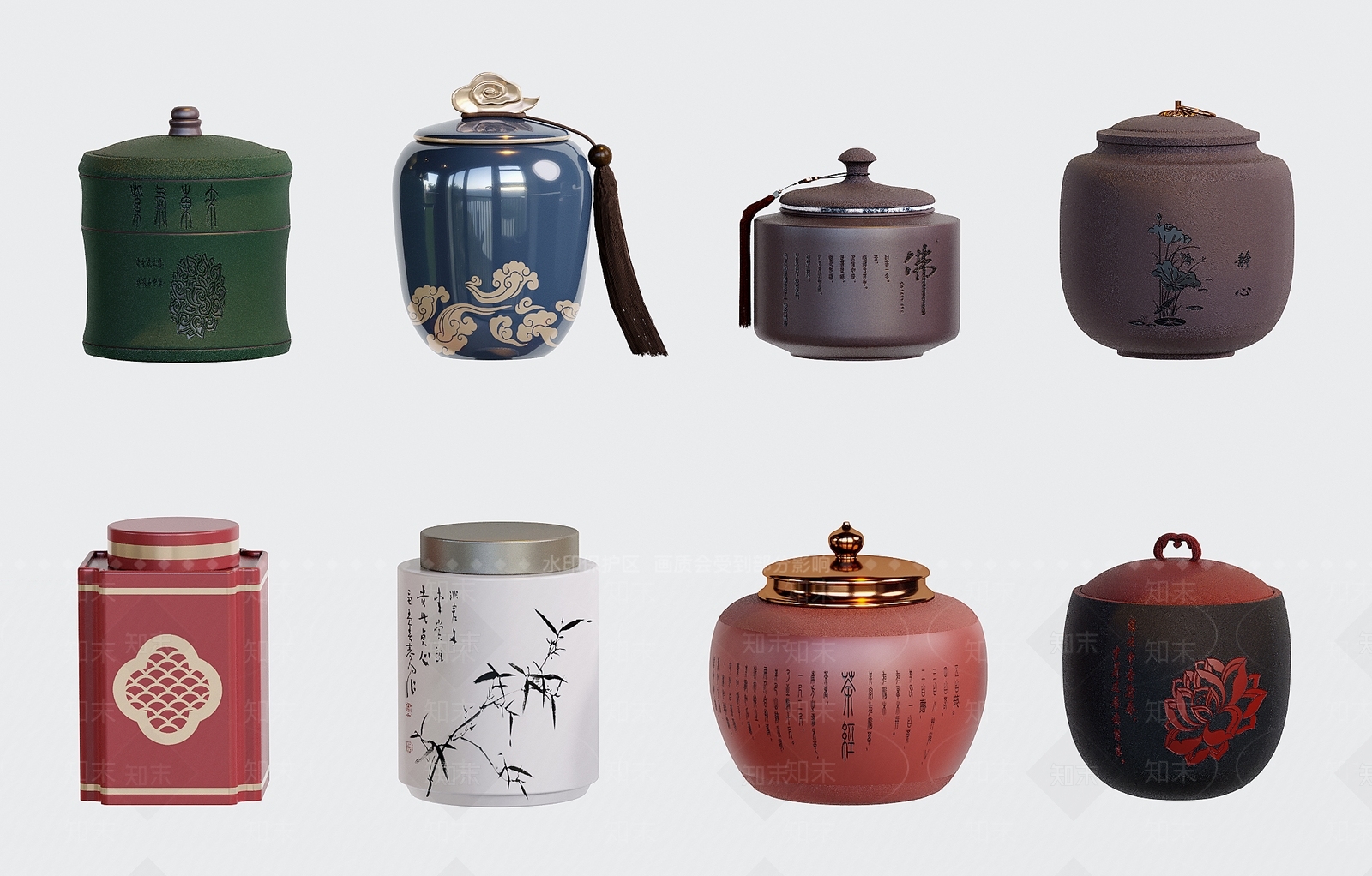 茶具SU模型下载【ID:1182369650】