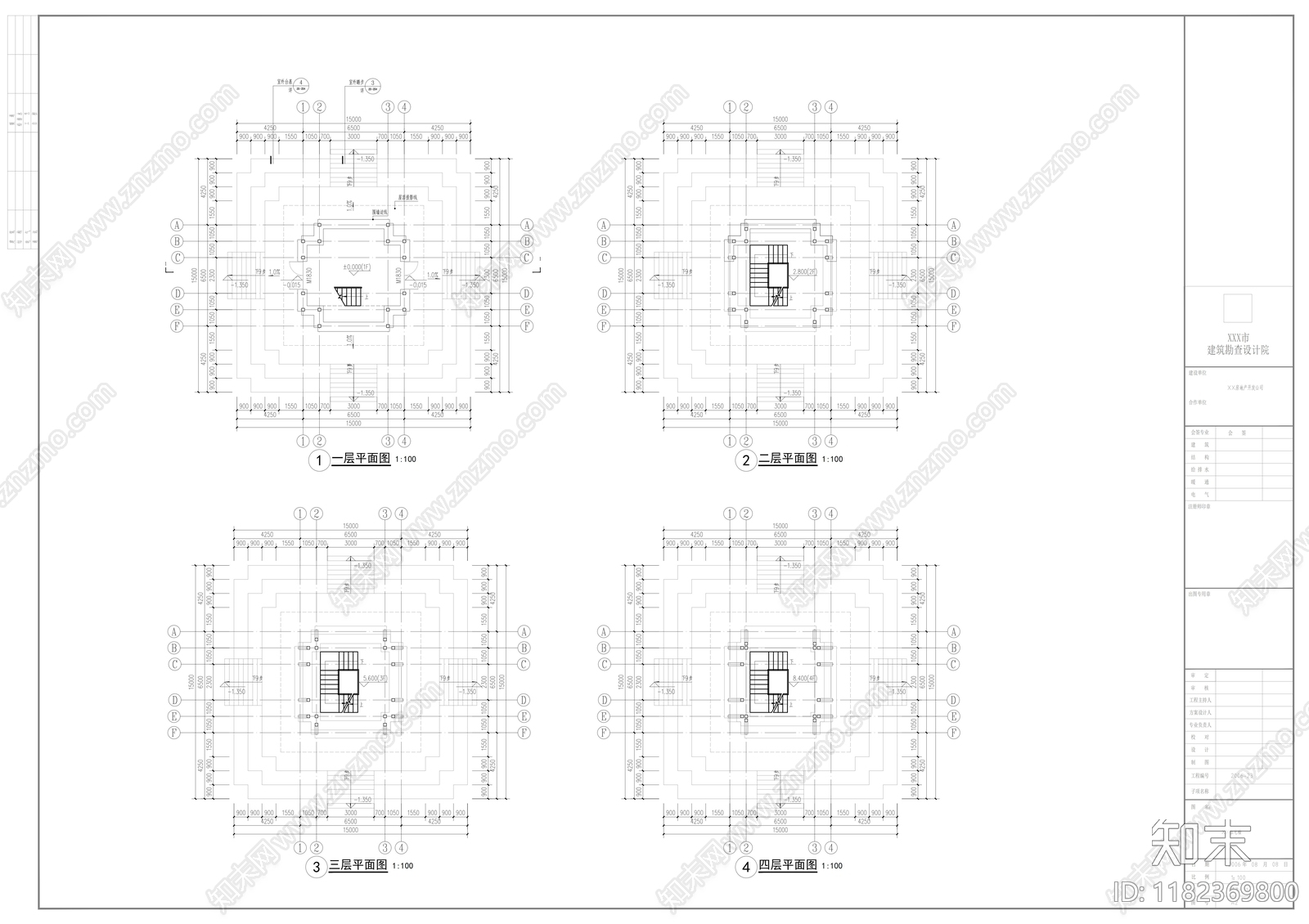 中式新中式古建cad施工图下载【ID:1182369800】