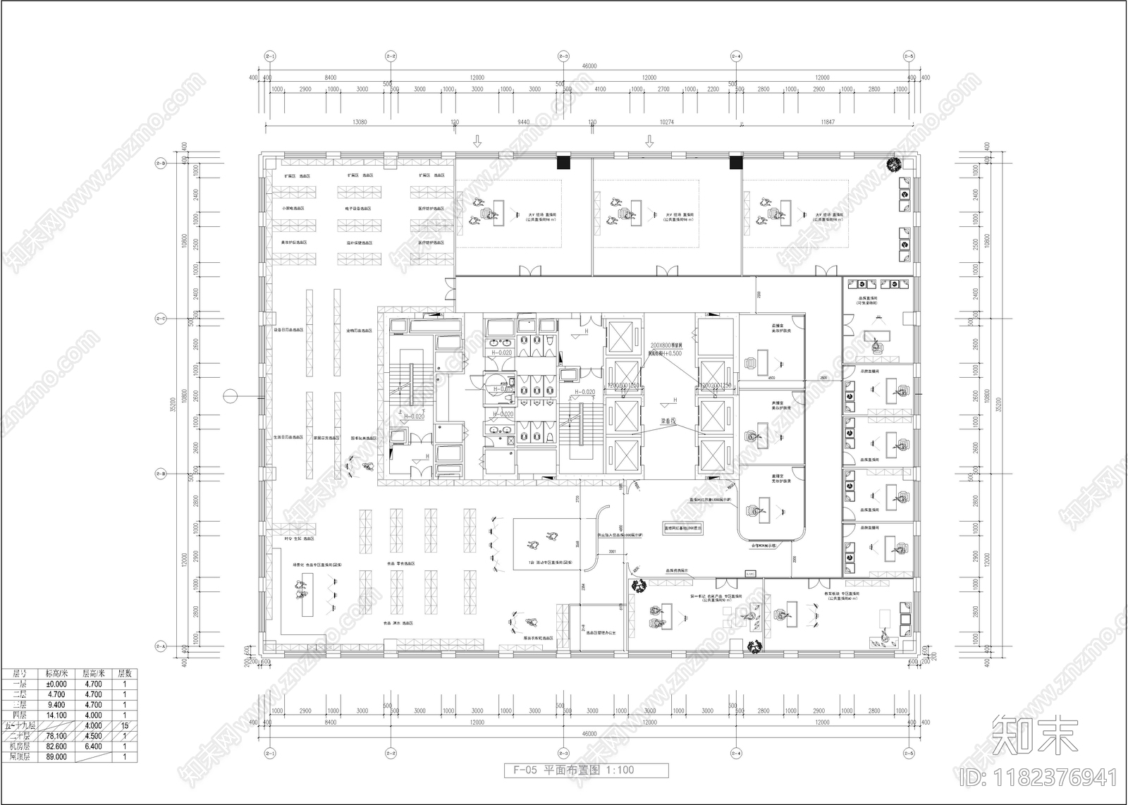 现代其他商业空间cad施工图下载【ID:1182376941】