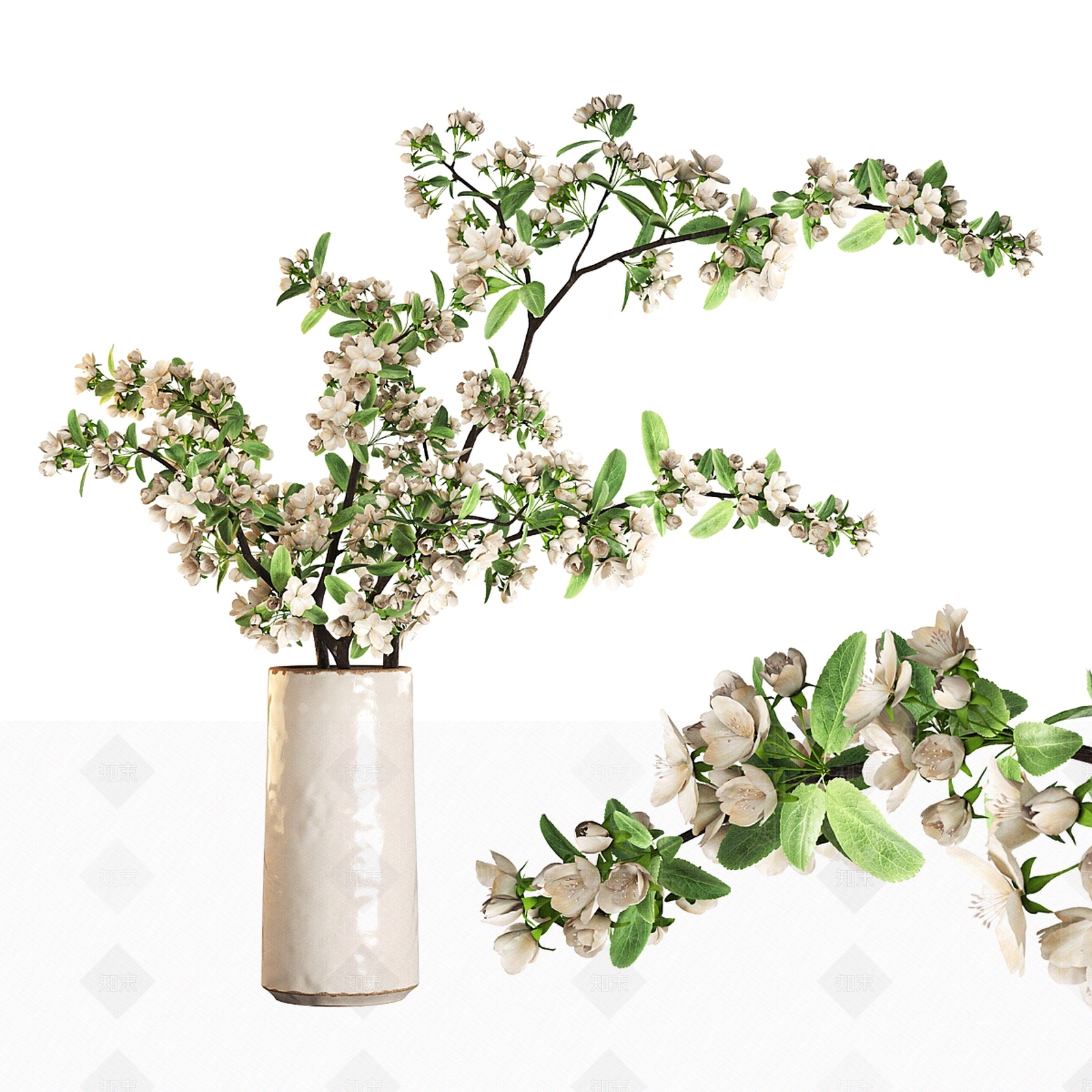 花3D模型下载【ID:1182382021】