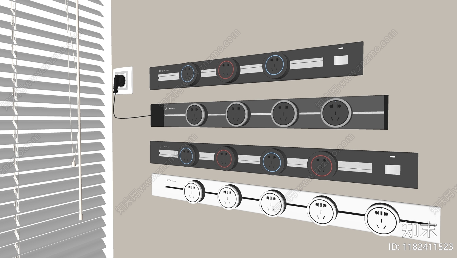 开关插座SU模型下载【ID:1182411523】