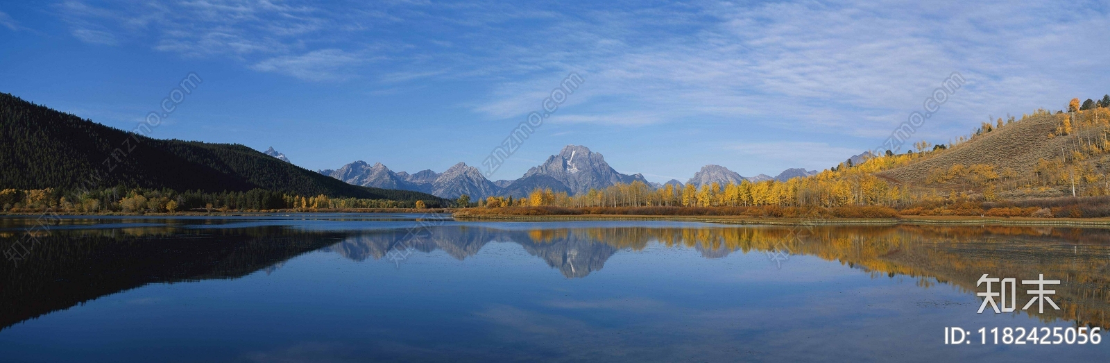 现代新中式风景贴图下载【ID:1182425056】