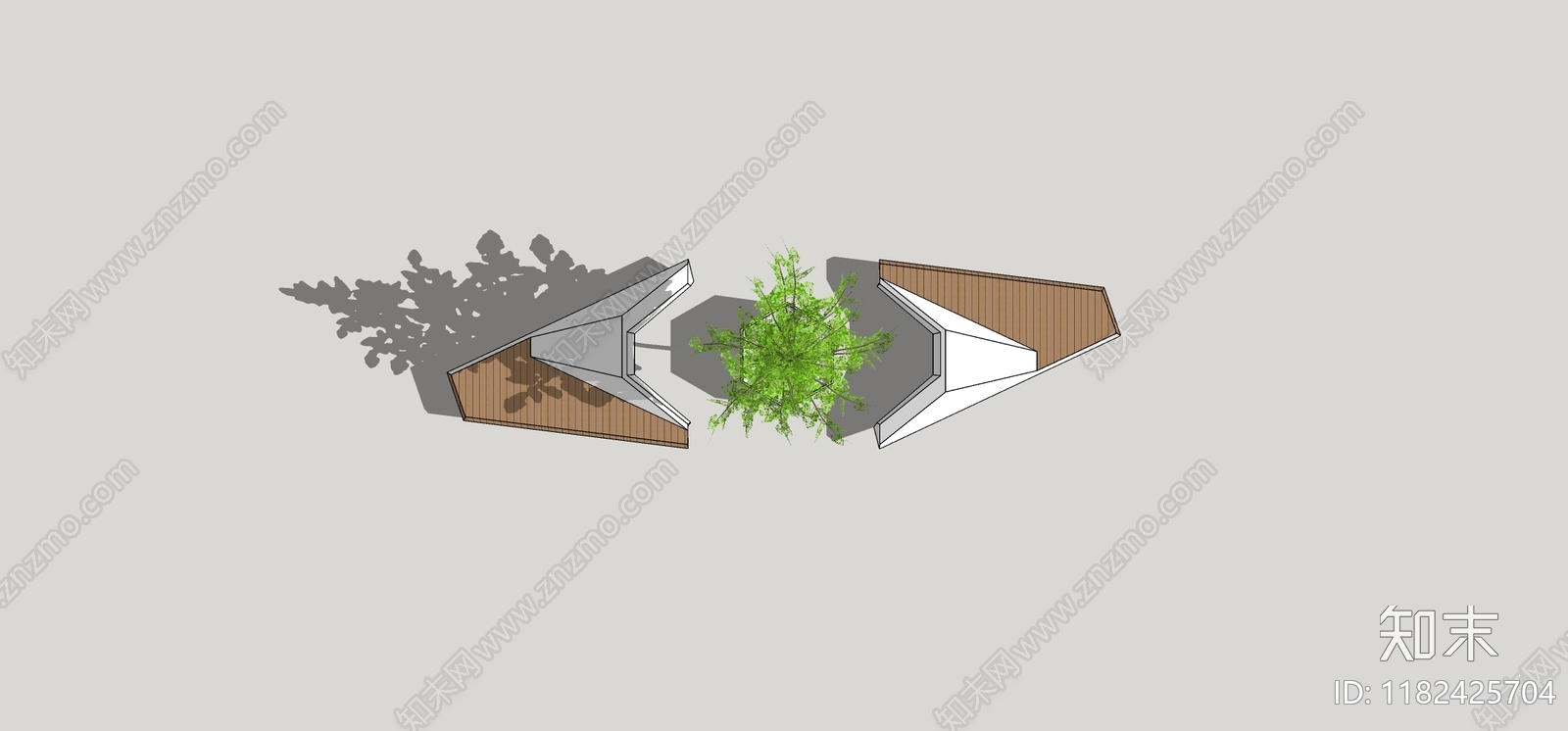 现代景观座椅SU模型下载【ID:1182425704】