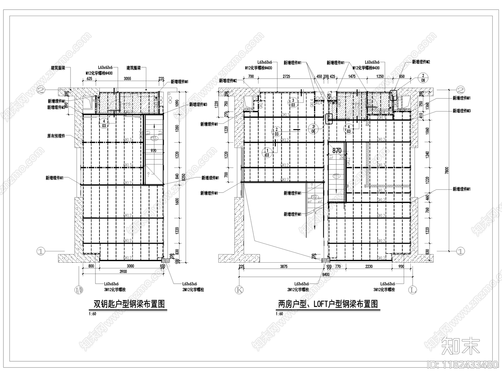 钢结构cad施工图下载【ID:1182433480】