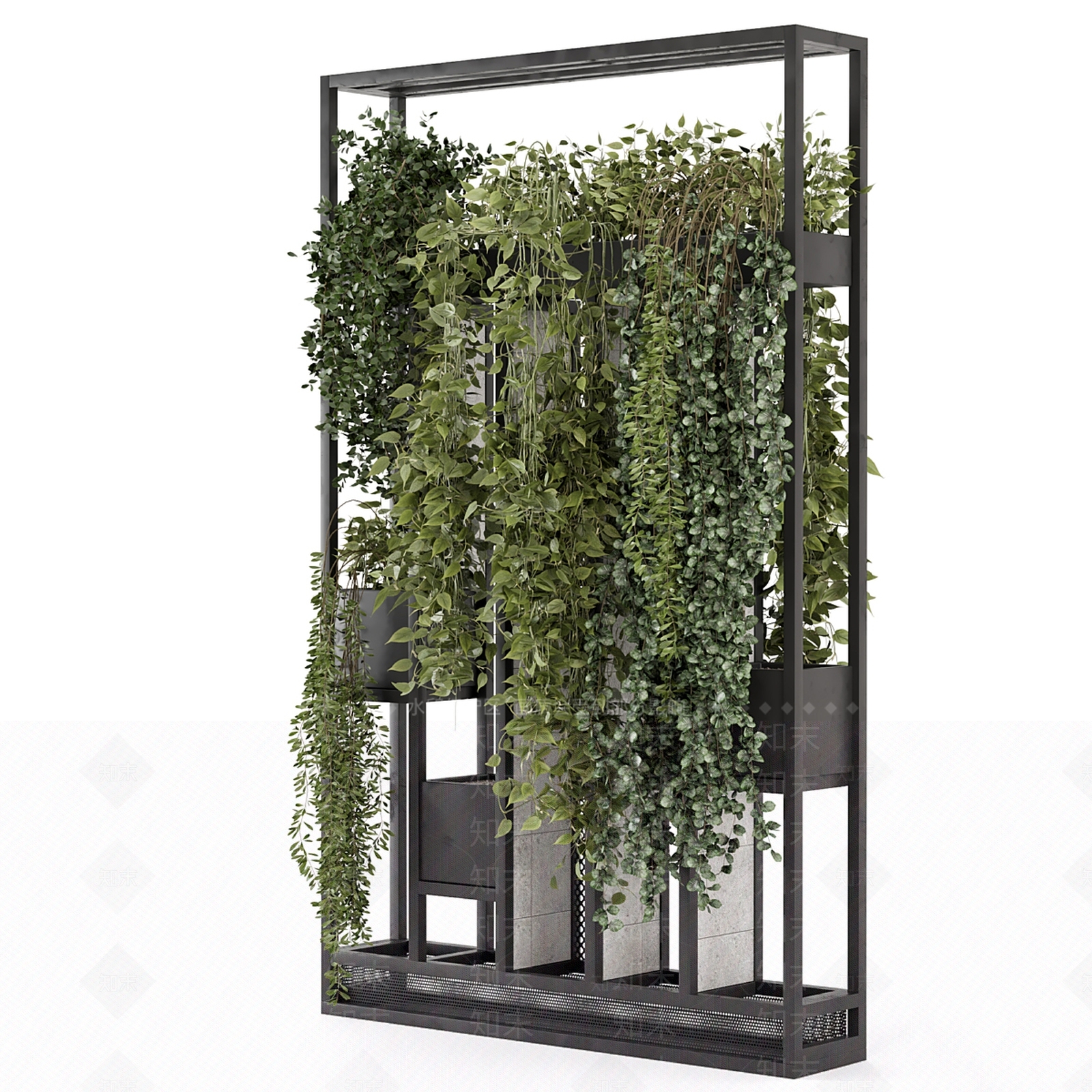 绿植墙3D模型下载【ID:1182436654】