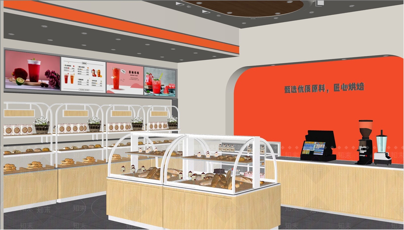 现代其他店铺SU模型下载【ID:1182437693】