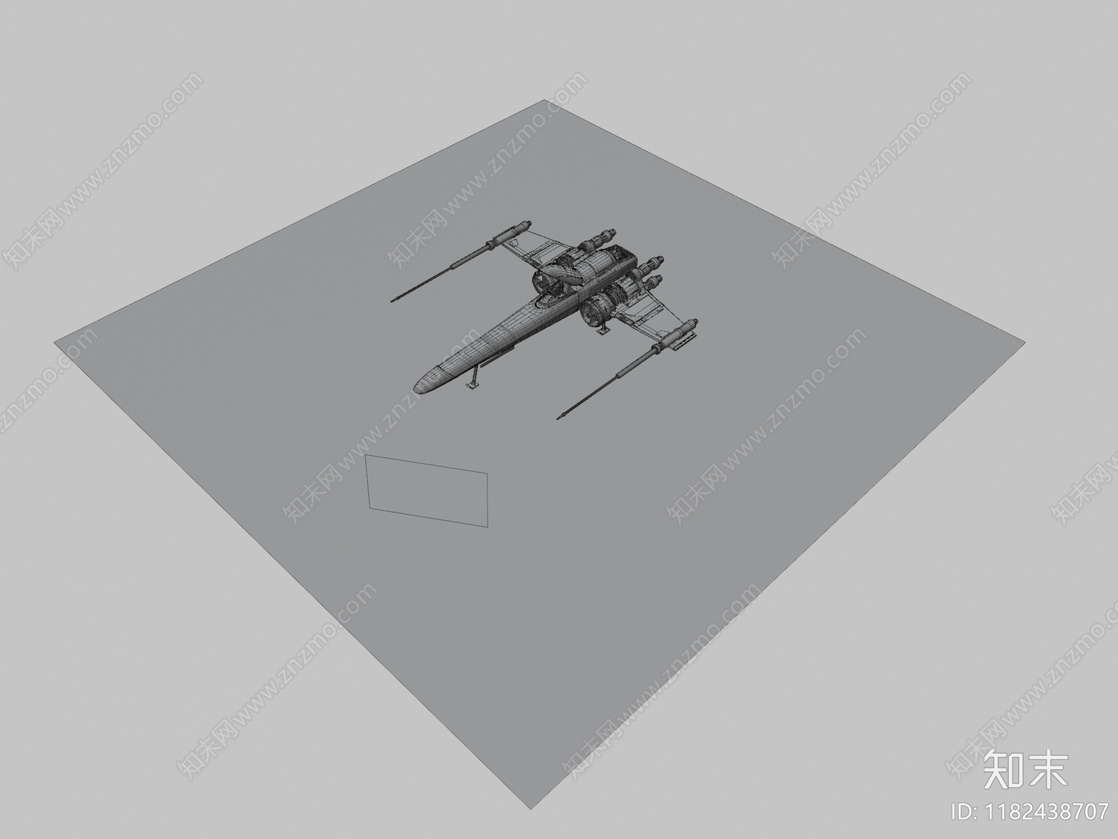 飞机3D模型下载【ID:1182438707】