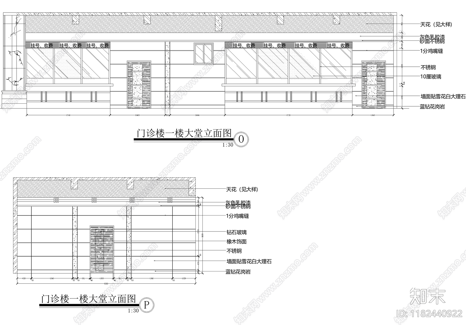 医院cad施工图下载【ID:1182440922】
