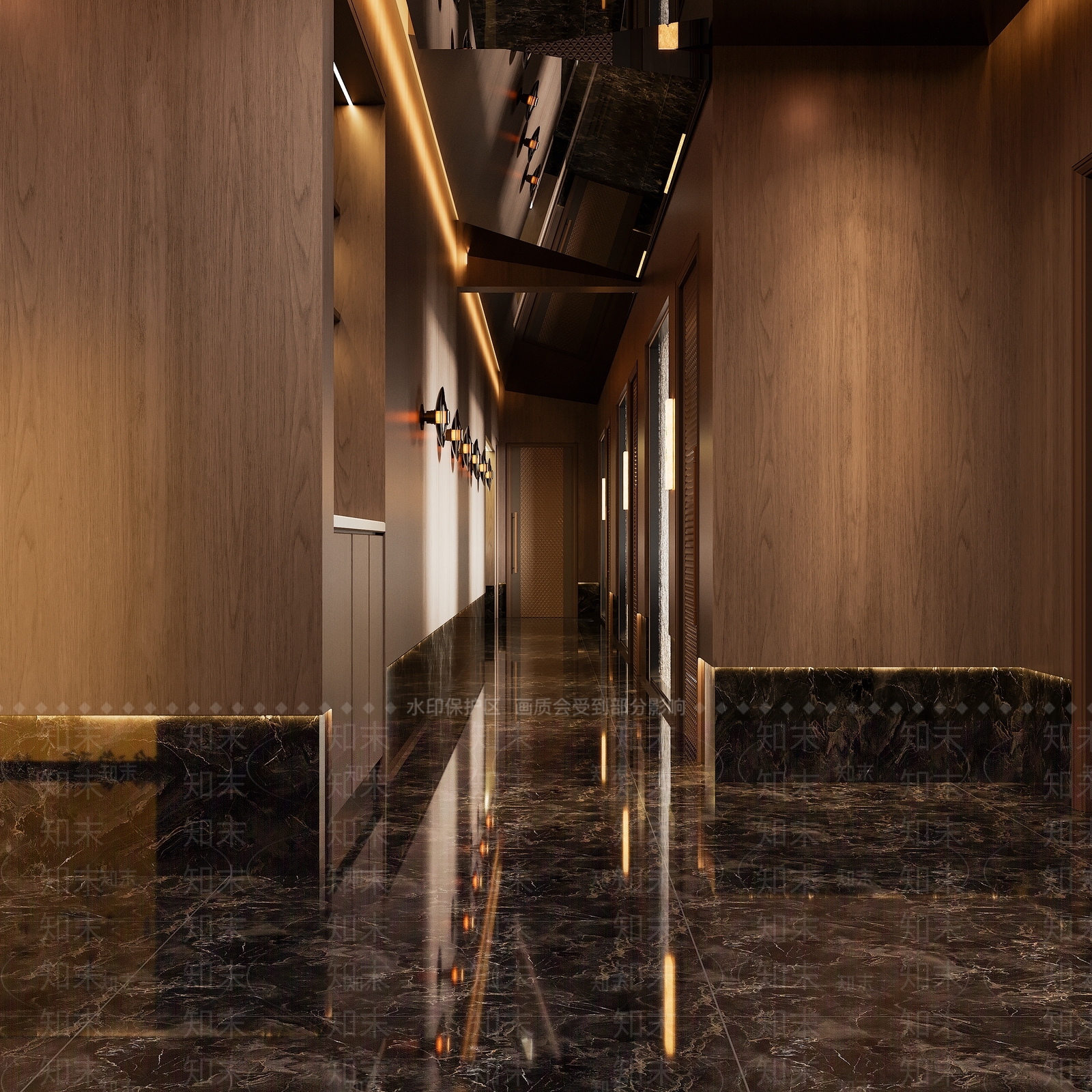 新中式现代中餐厅3D模型下载【ID:1182441492】