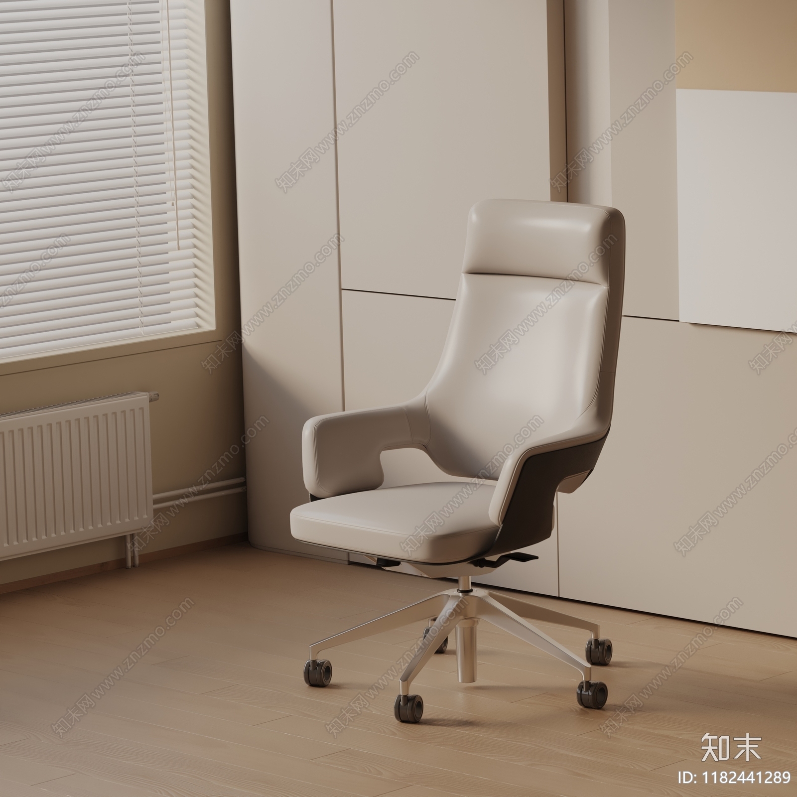 现代办公椅3D模型下载【ID:1182441289】