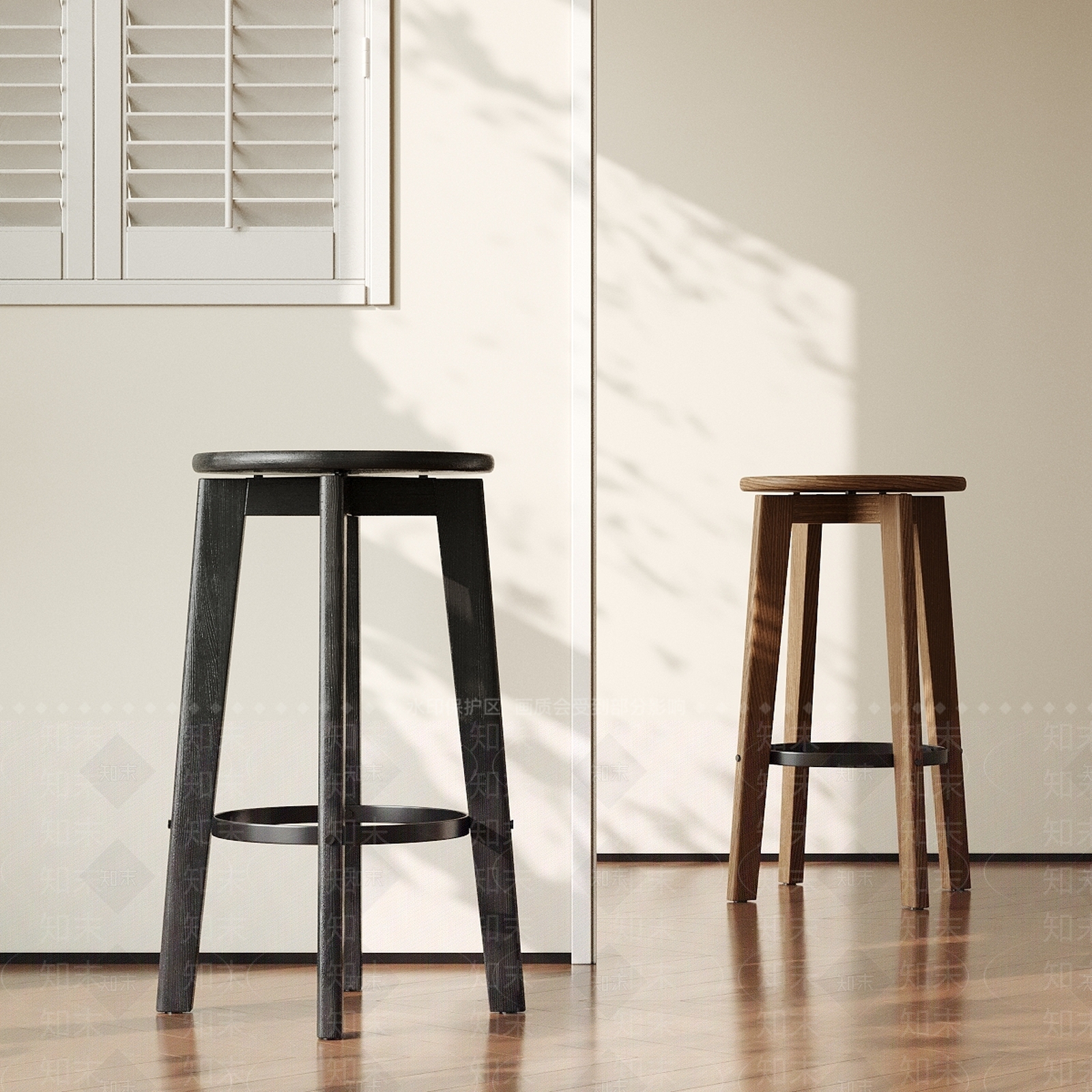 现代吧凳3D模型下载【ID:1182448229】