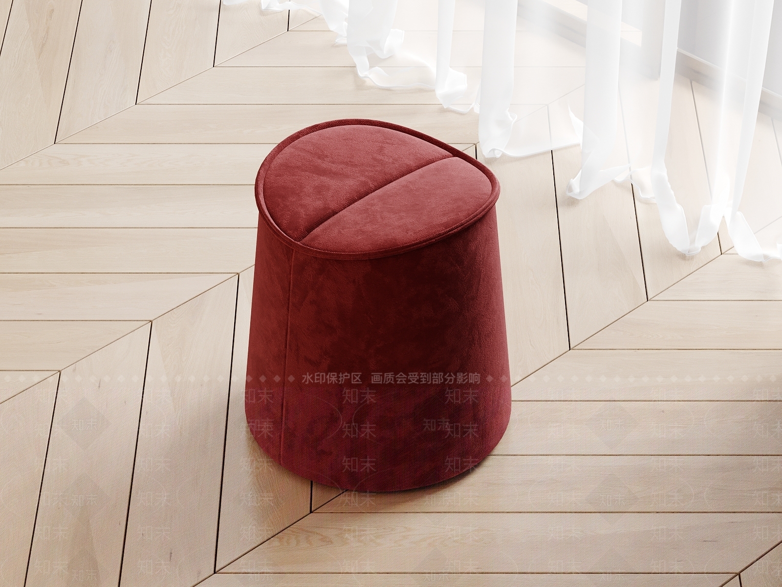 现代沙发凳SU模型下载【ID:1182451164】