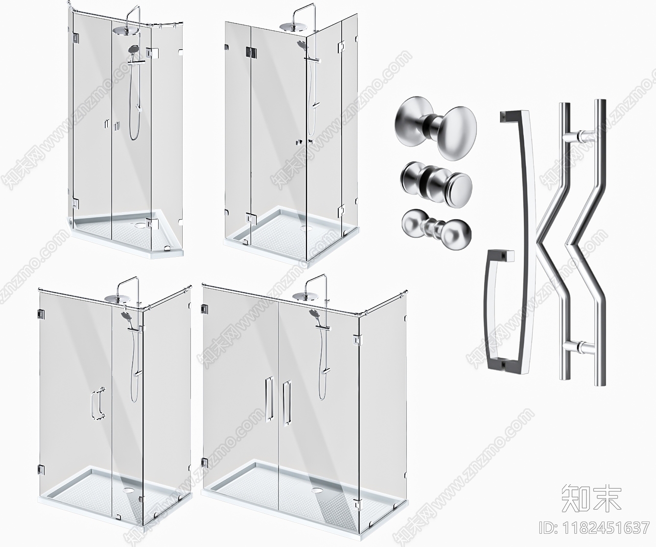 淋浴房3D模型下载【ID:1182451637】