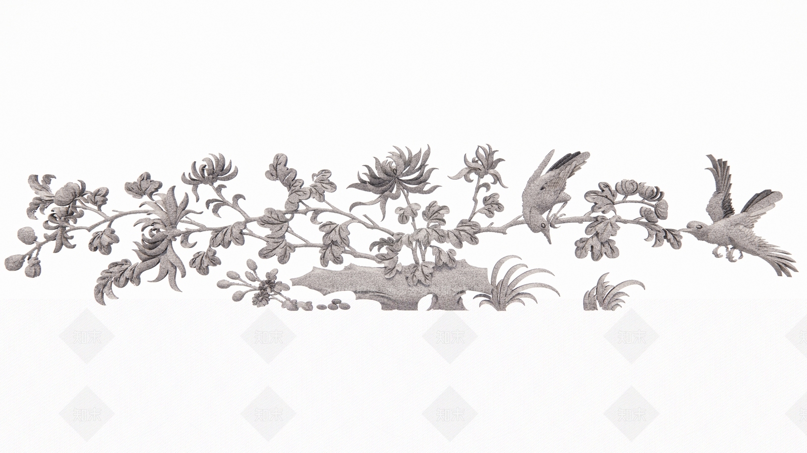 中式浮雕SU模型下载【ID:1182452839】