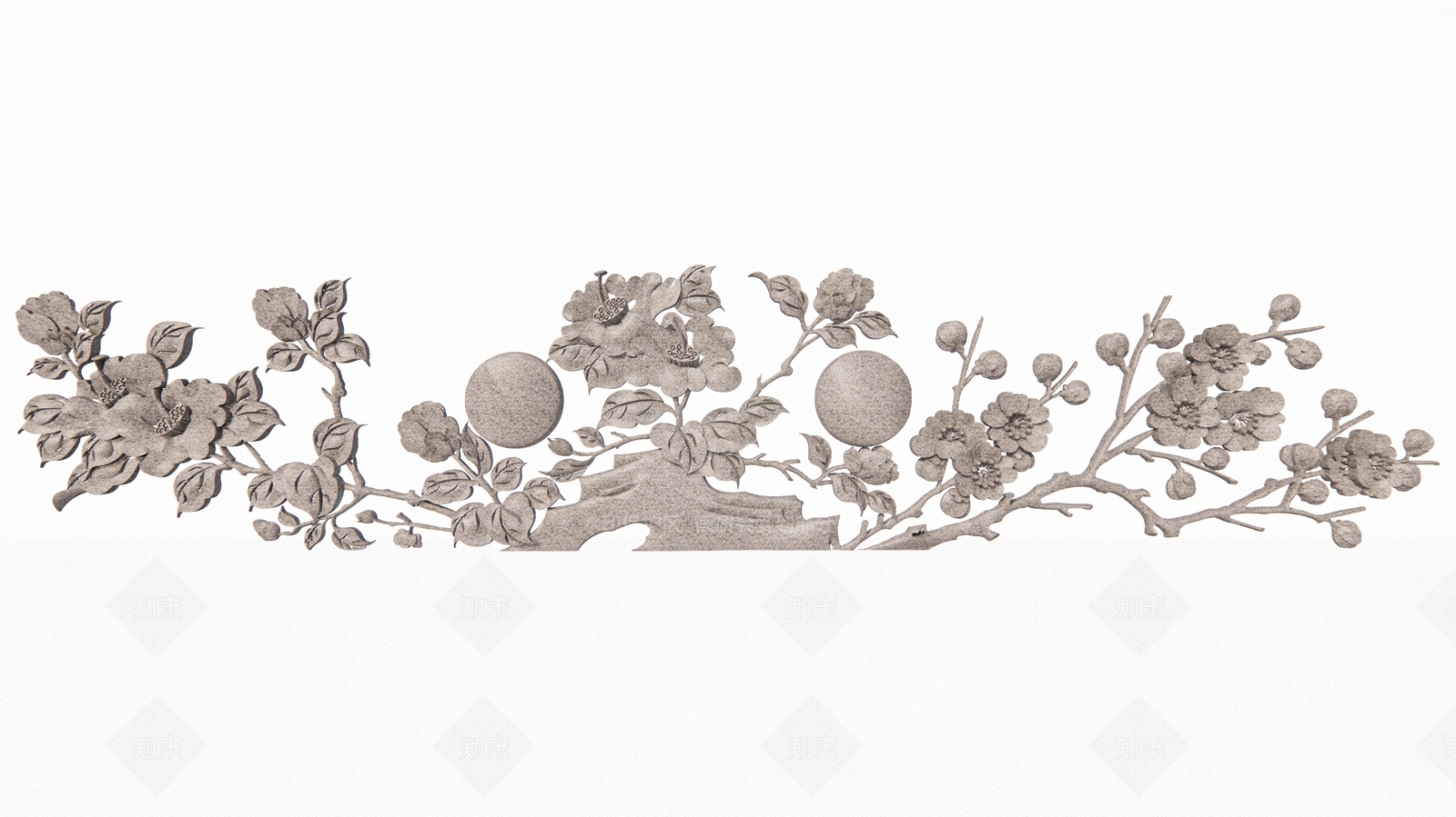 中式浮雕SU模型下载【ID:1182453054】