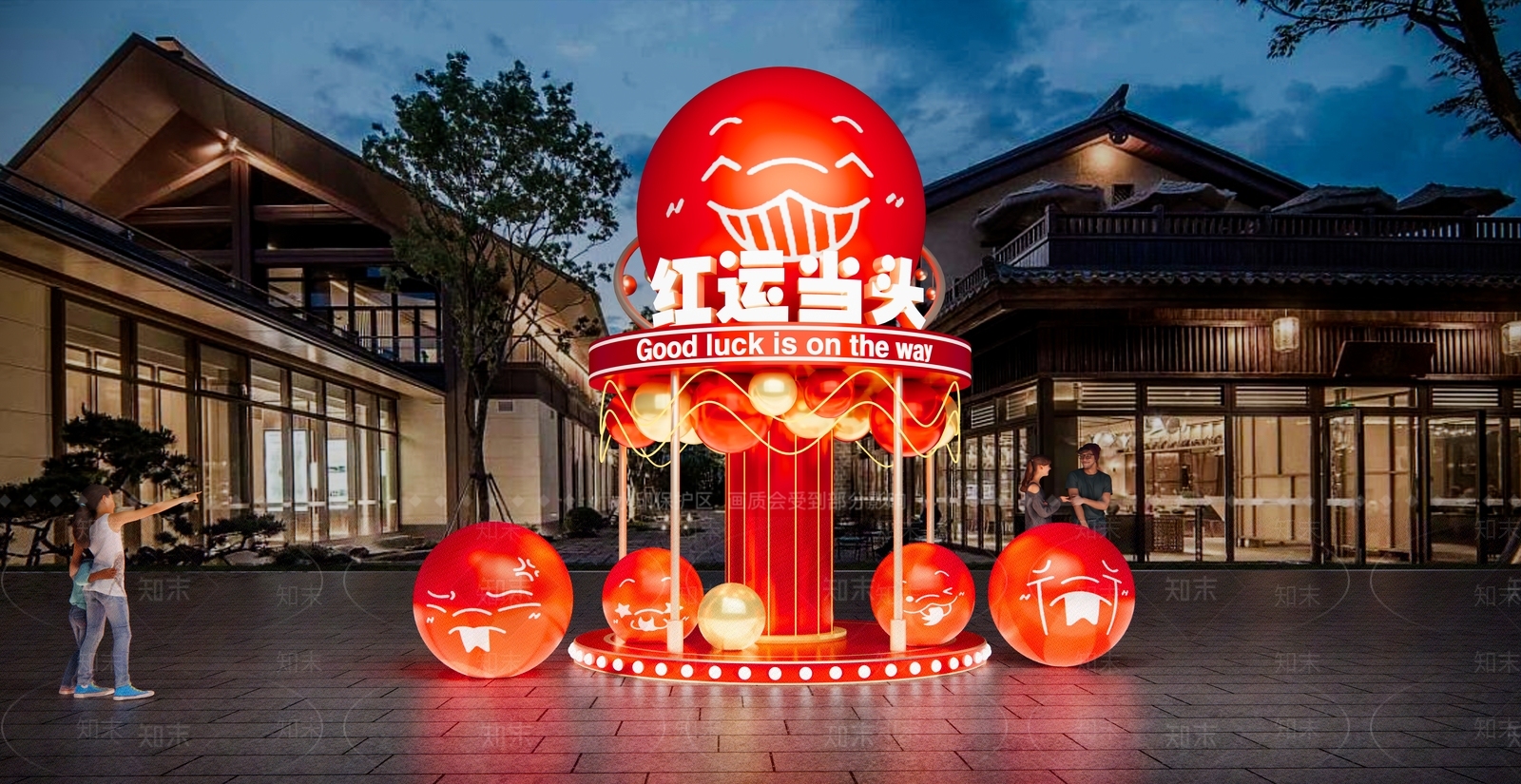 现代美陈3D模型下载【ID:1182460181】