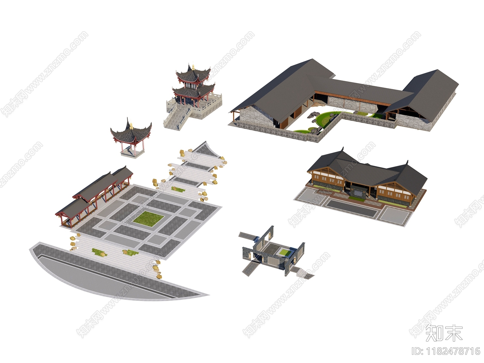 其他建筑外观3D模型下载【ID:1182478716】