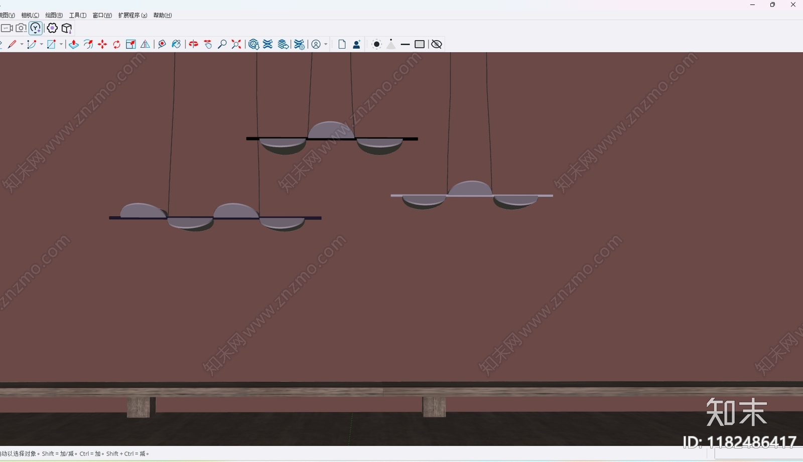 意式复古吊灯SU模型下载【ID:1182486417】