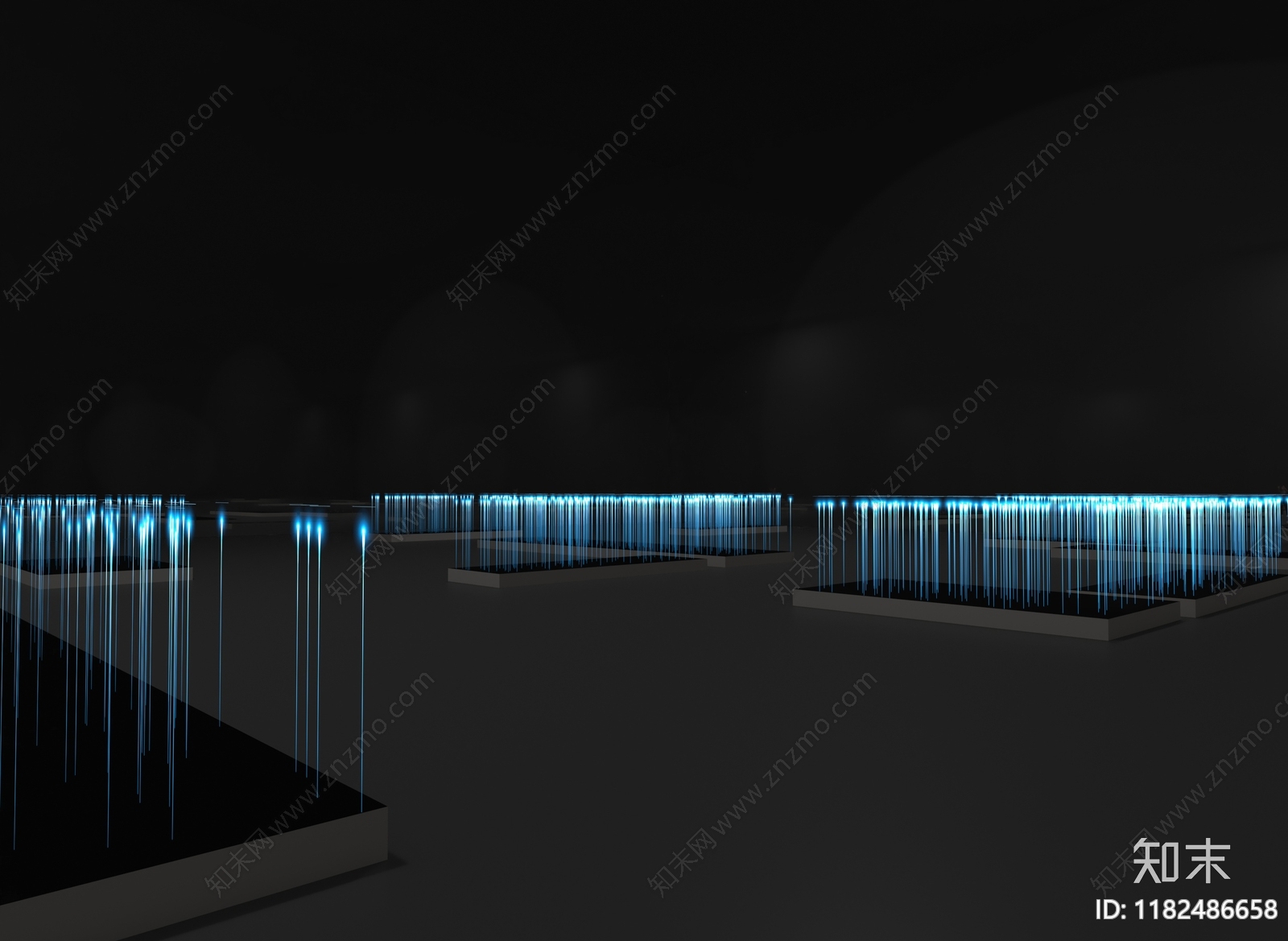 现代工业艺术装置3D模型下载【ID:1182486658】