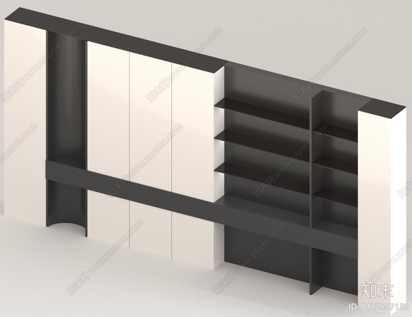 现代衣柜3D模型下载【ID:1182507132】