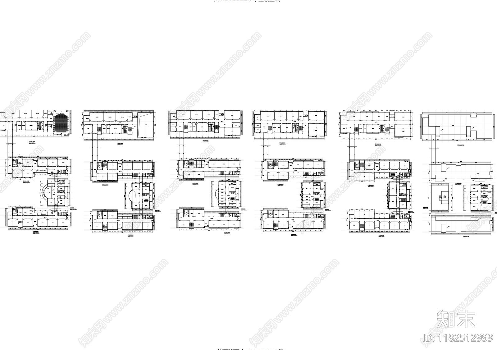 现代学校建筑cad施工图下载【ID:1182512999】