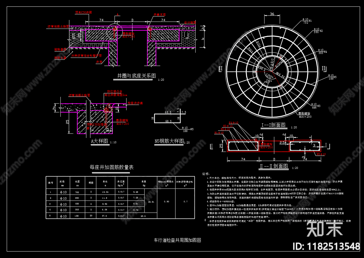 给排水节点详图cad施工图下载【ID:1182513548】