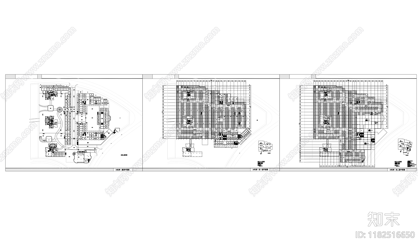 现代住宅楼建筑cad施工图下载【ID:1182516650】