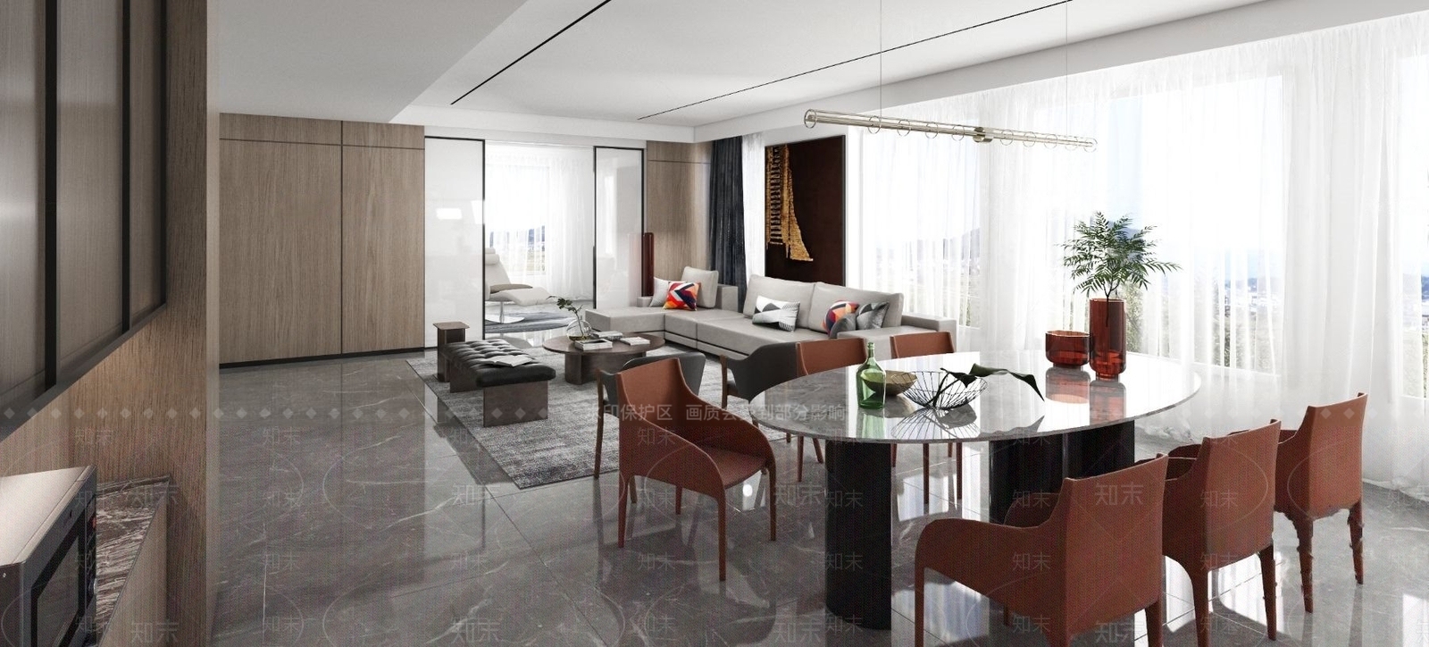 现代雕花3D模型下载【ID:1182540943】