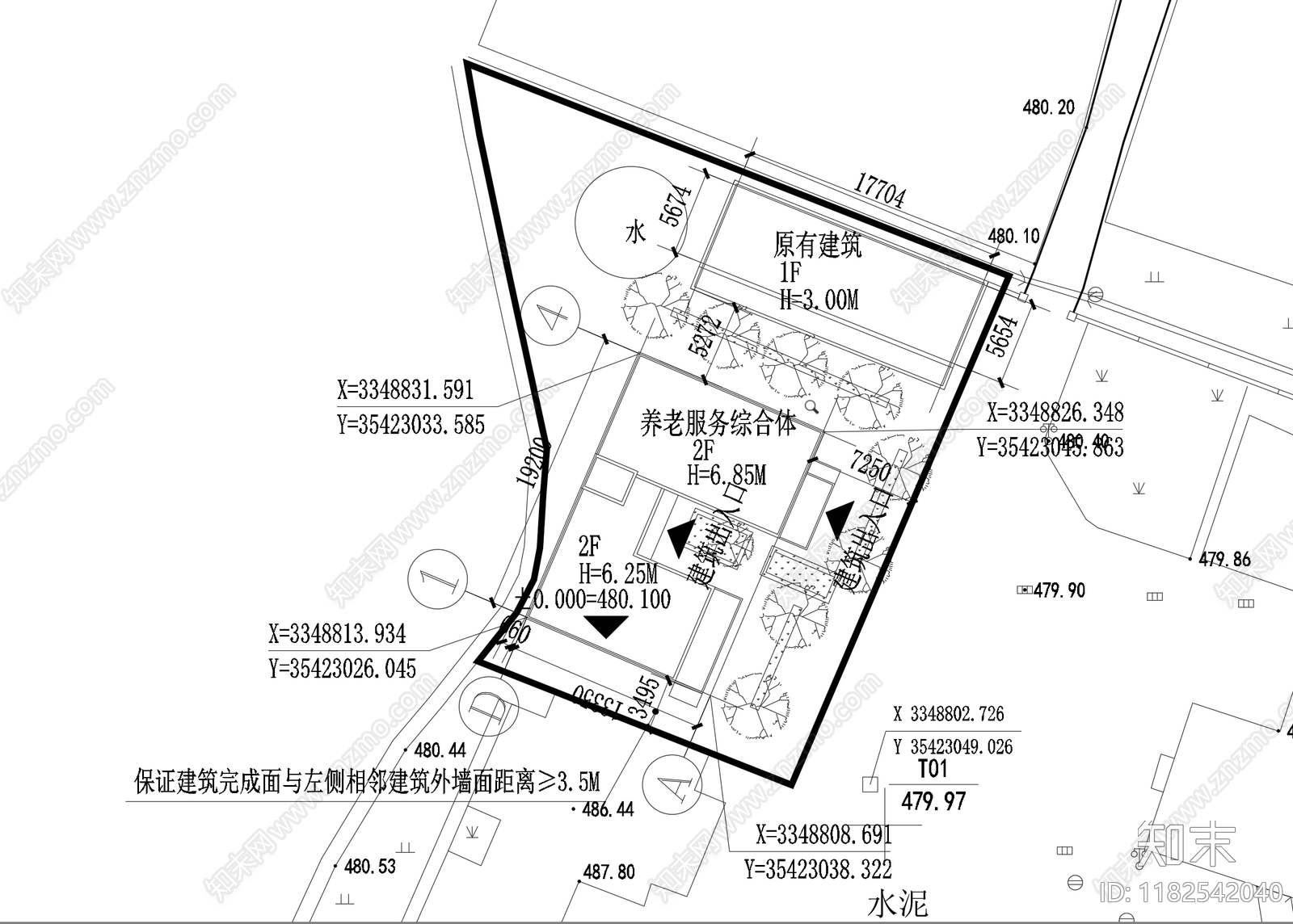 现代医院建筑施工图下载【ID:1182542040】