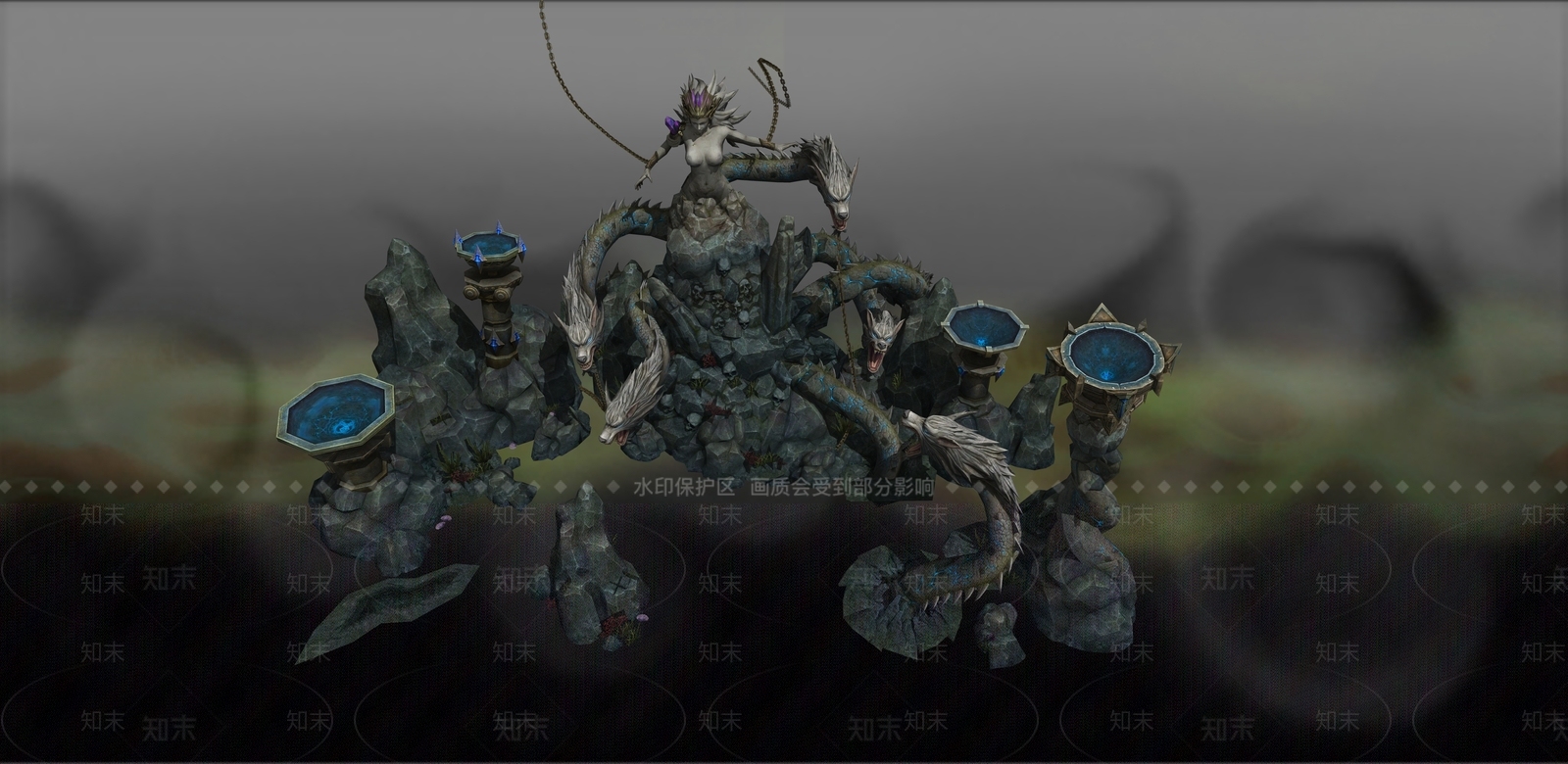 复古风格建筑SU模型下载【ID:1182549752】