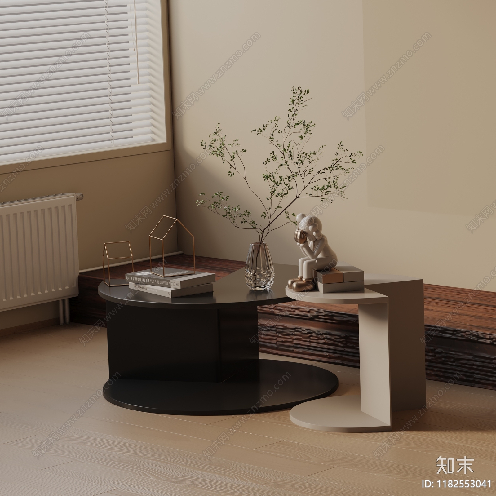 现代茶几3D模型下载【ID:1182553041】