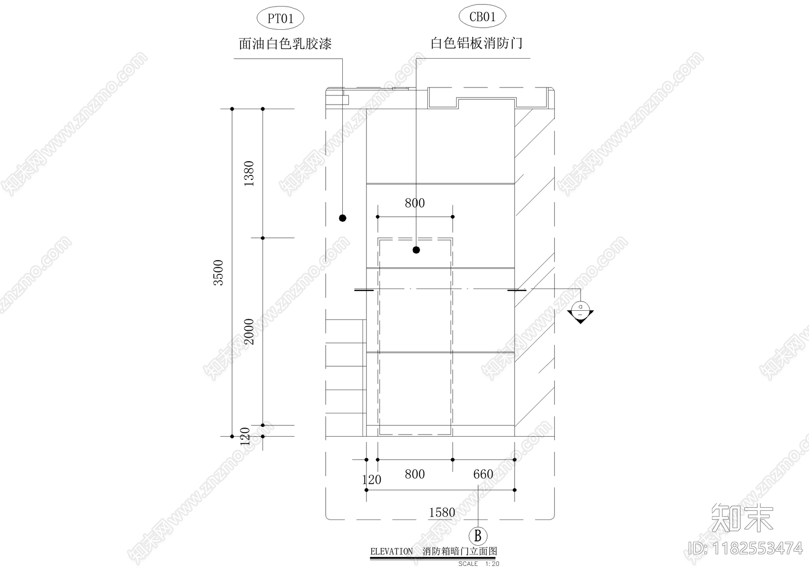 门节点cad施工图下载【ID:1182553474】