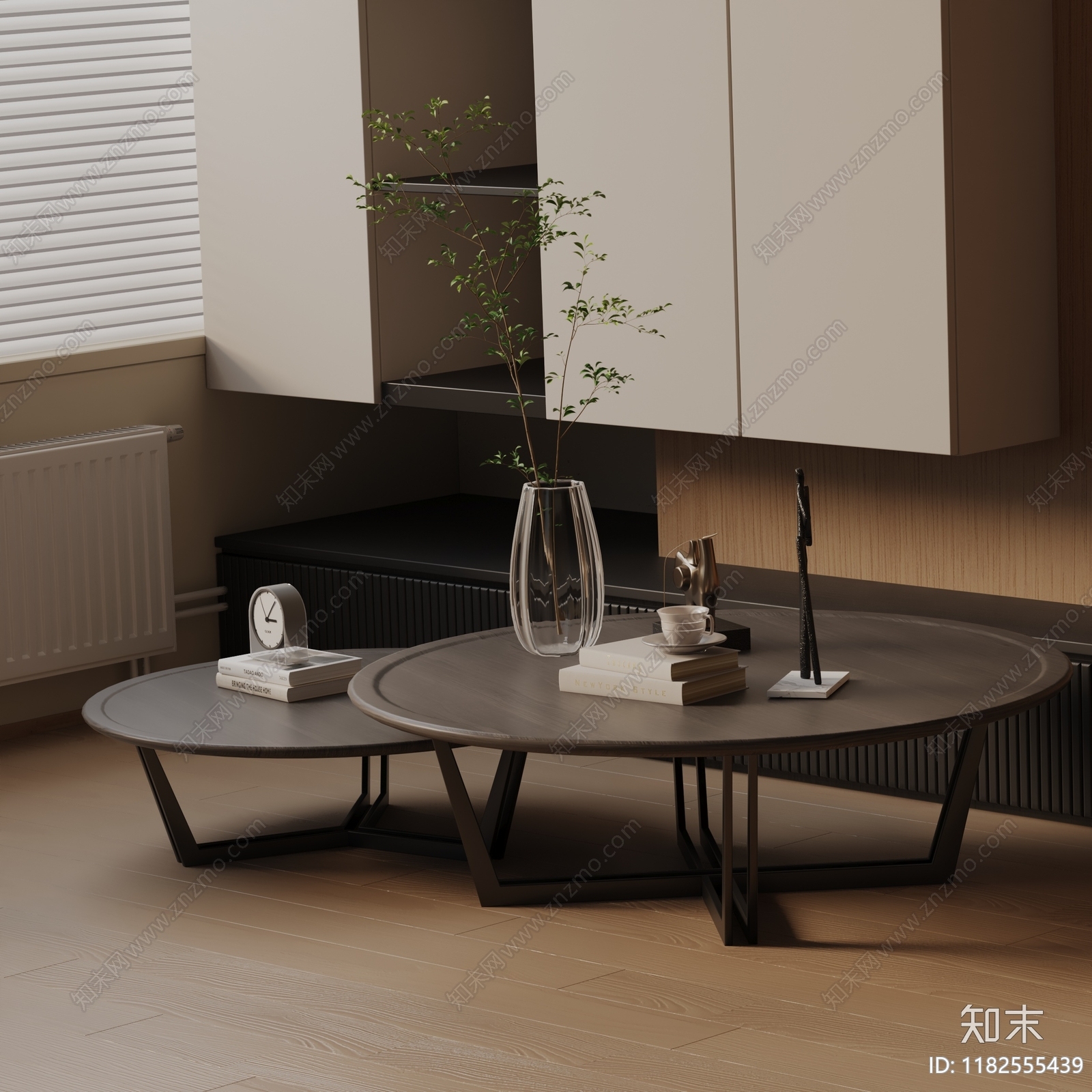 现代茶几3D模型下载【ID:1182555439】