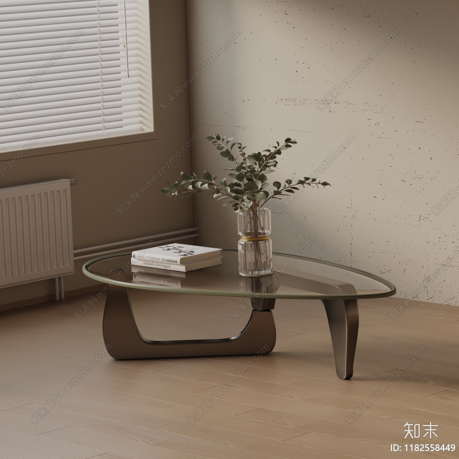 现代茶几3D模型下载【ID:1182558449】