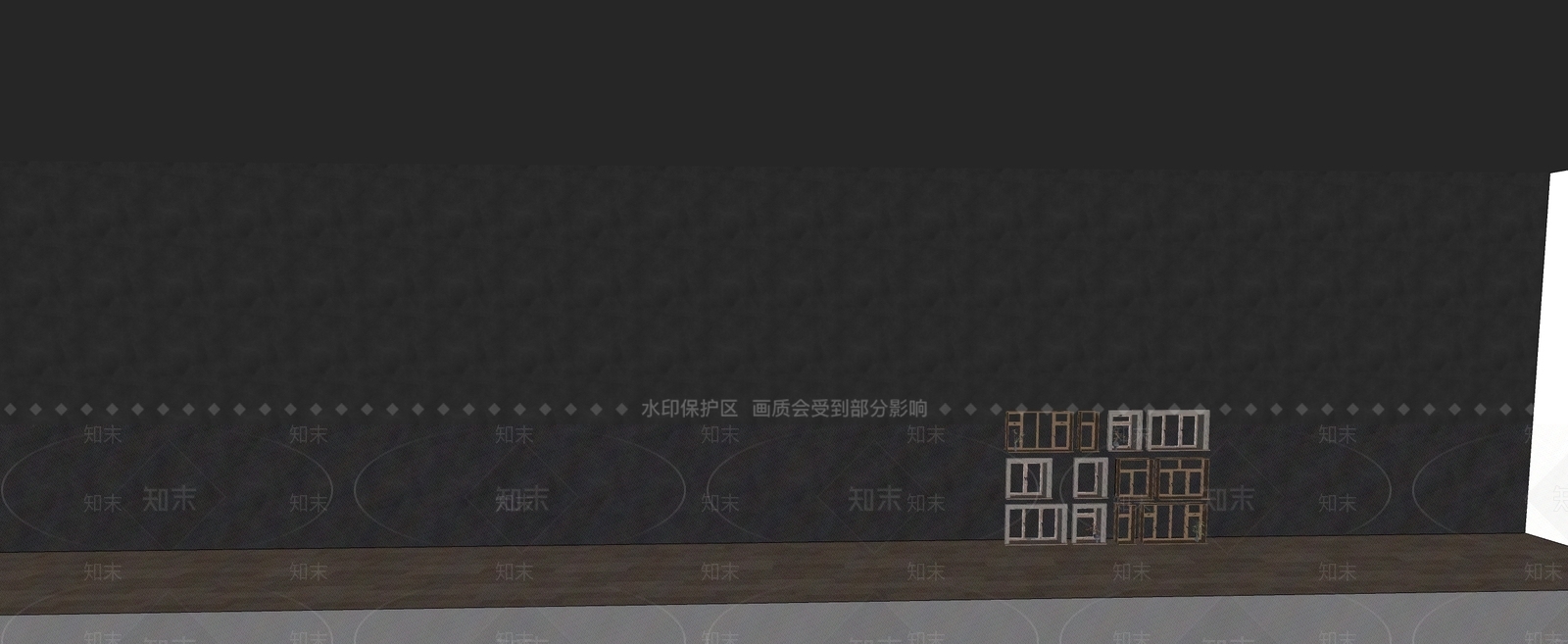 现代新中式窗户组合SU模型下载【ID:1182565656】