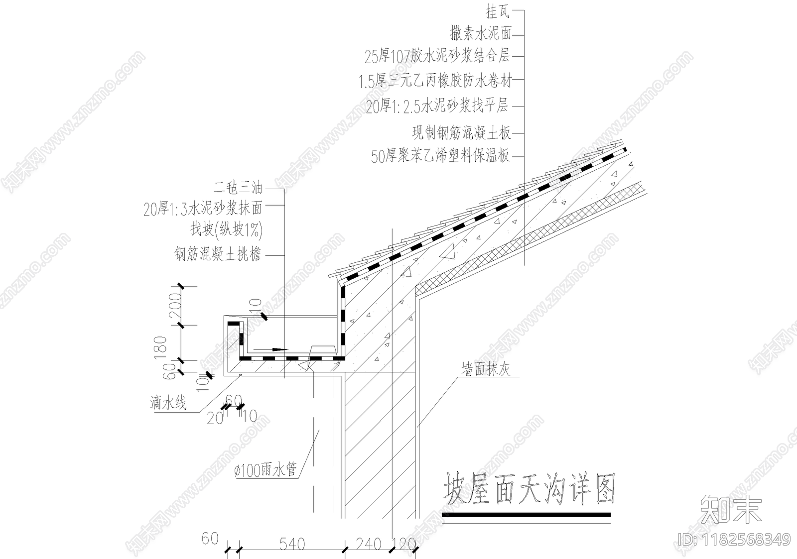 建筑工程节点cad施工图下载【ID:1182568349】