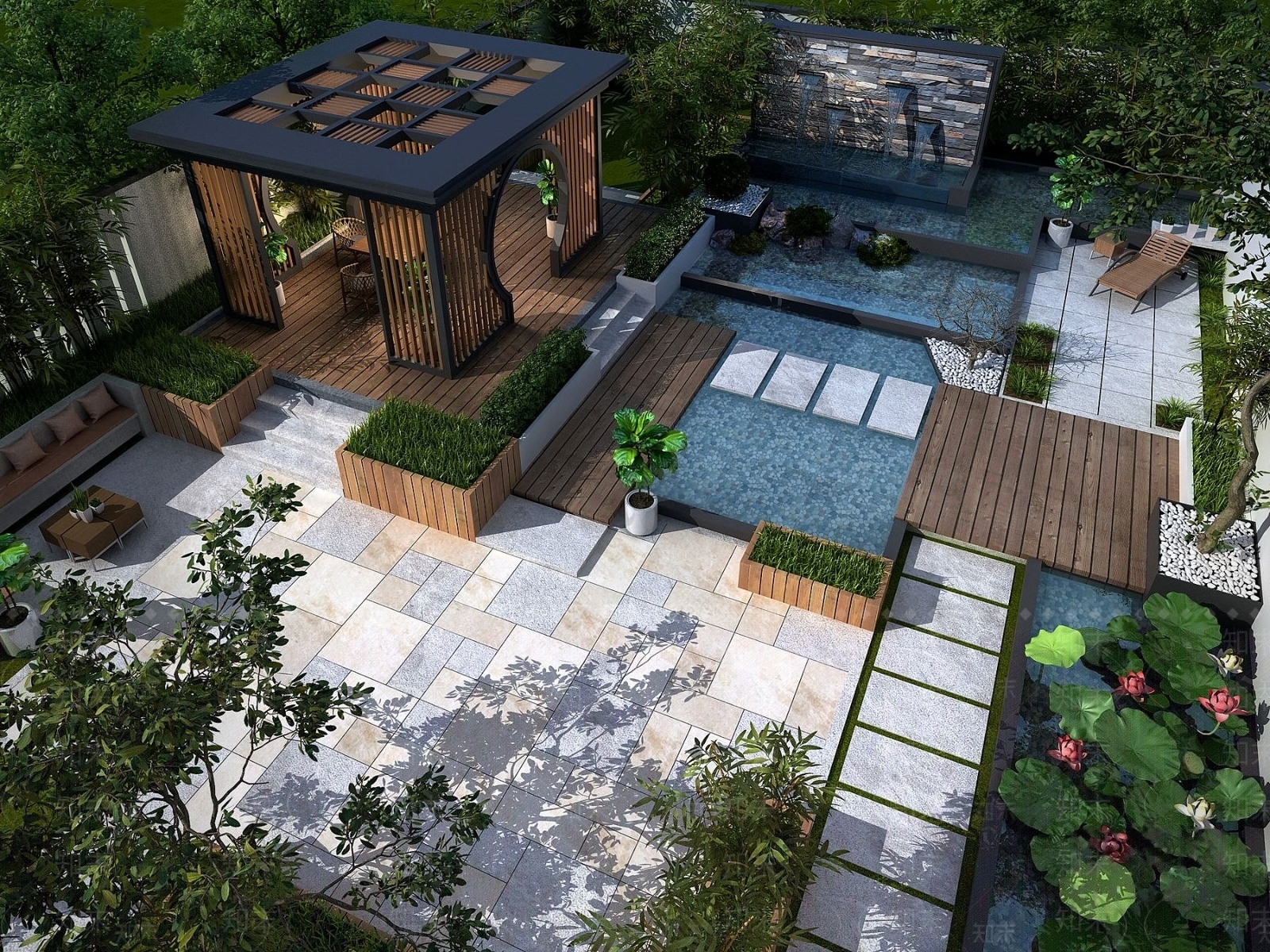 现代通用儿童房3D模型下载【ID:1182569497】