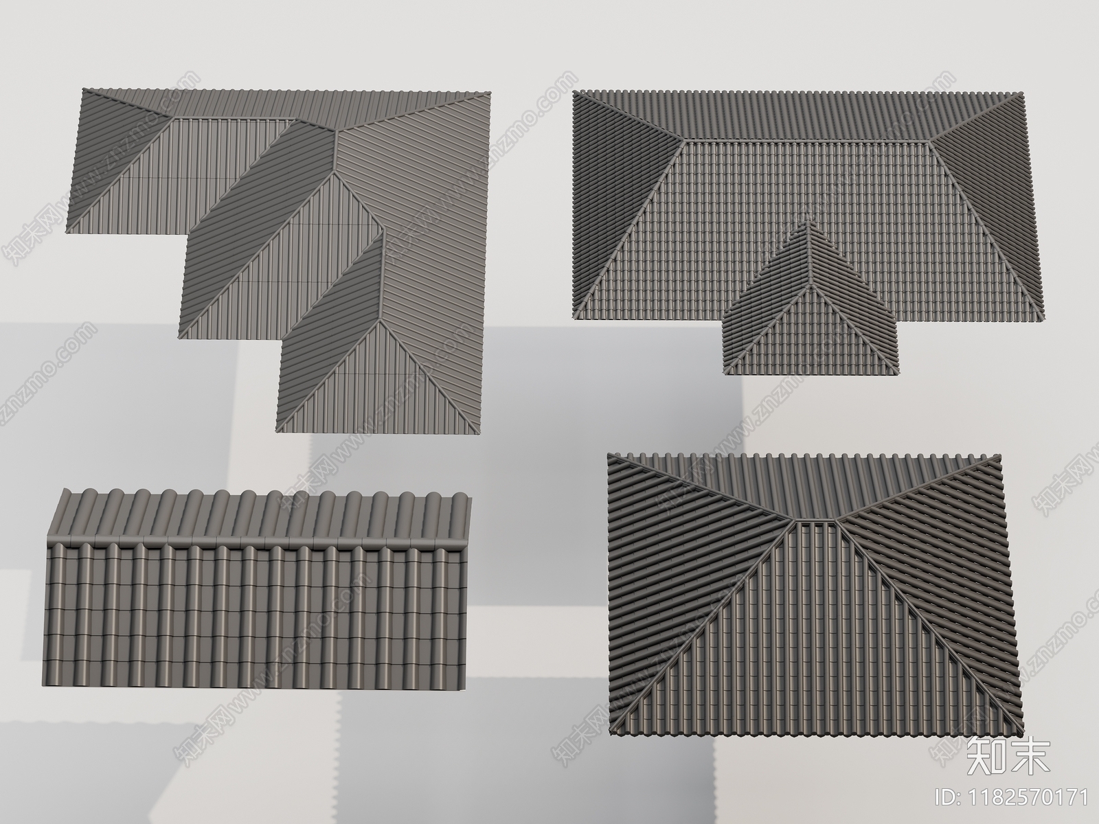 新中式古建3D模型下载【ID:1182570171】