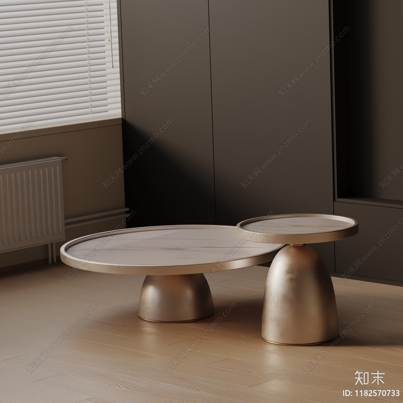 现代茶几3D模型下载【ID:1182570733】